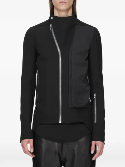 Rick Owens Release Zip-up Lightweight Jacket In Black