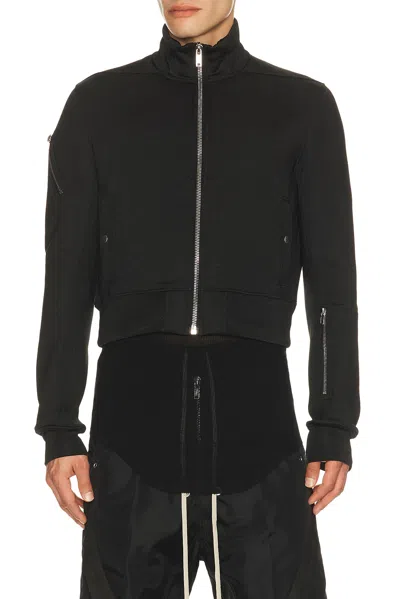Rick Owens Rev Track Jacket In Black