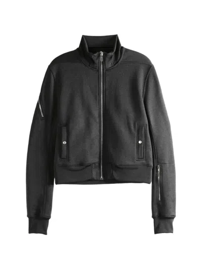 Rick Owens Rev Zip-up Jacket In Black