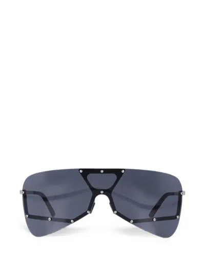 Rick Owens Rg0000018gslvbk Silver In Black