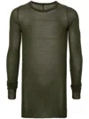 Rick Owens Man T-shirt Military Green Size S Cotton In Forest