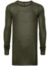 Rick Owens Man T-shirt Military Green Size S Cotton In Green