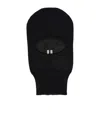 Rick Owens Mesh Skull Hat Eye Openings In Black