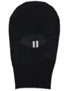 Rick Owens Edgy Black Wool Hat In Black