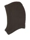 Rick Owens Stretch Ribbed Texture Hat In Black
