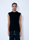 Rick Owens Concordians Jumbo Sleeveless T In Black