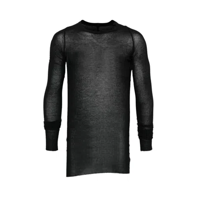 Pre-owned Rick Owens Rib Long-sleeve T-shirt 'black' | Men's Size Xxl