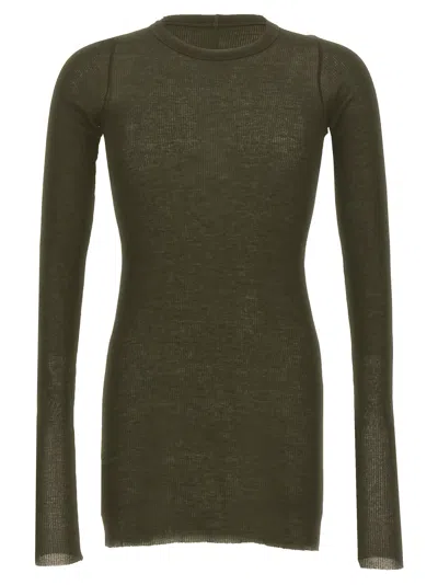 Rick Owens Dark Green Rib Ls T T-shirt