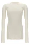 Rick Owens Long-sleeved T-shirt In White