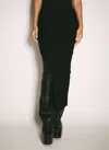 RICK OWENS RIB MAXI SKIRT