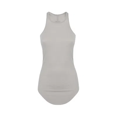 Pre-owned Rick Owens Rib Tank 'pearl' | White | Women's Size 38