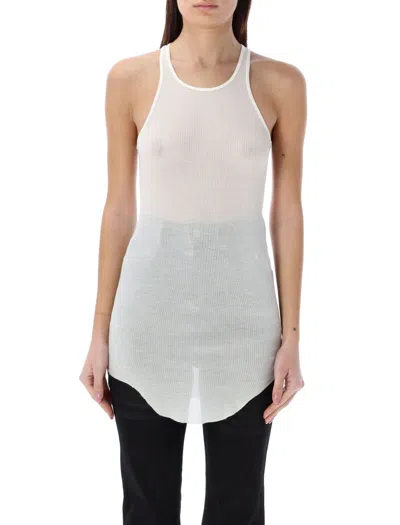 Rick Owens Porterville Basic Tank Top In Neutral