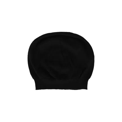 Pre-owned Rick Owens Ribbed Beanie 'black'