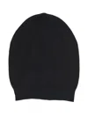 Rick Owens Ribbed Beanie In Black