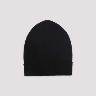 RICK OWENS RIBBED BEANIE