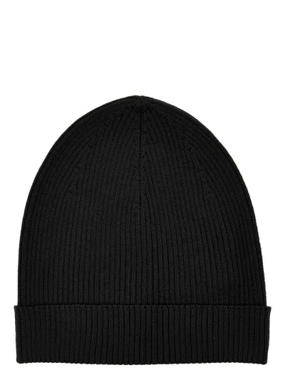 RICK OWENS RICK OWENS RIBBED BEANIE