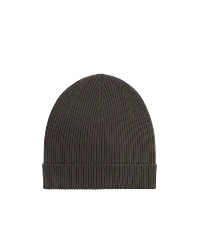 RICK OWENS RICK OWENS RIBBED BEANIE
