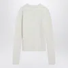 Rick Owens Ribbed Alpaca-blend Sweater In White