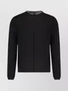 Rick Owens Ribbed Crew-neck Cotton Sweater With Long Sleeves