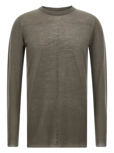 RICK OWENS RIBBED CREW-NECK SWEATER
