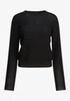 Rick Owens Ribbed Crewneck Sweater In Black