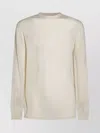Rick Owens Ribbed Crewneck Sweater With Long Sleeves