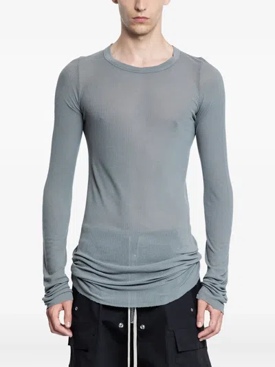RICK OWENS RIBBED FOREVER LONG-SLEEVE TOP