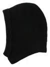 Rick Owens Gerippte Balaklava In Black