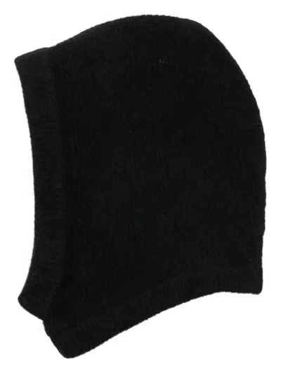 Rick Owens Gerippte Balaklava In Black