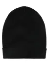 Rick Owens Ribbed Texture Folded Brim Hat In Black