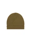 Rick Owens Ribbed-knit Beanie In Green