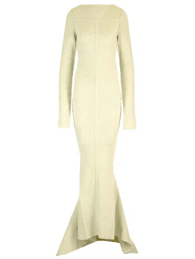 Rick Owens Ribbed Knit Mermaid Dress