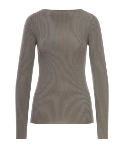 RICK OWENS RICK OWENS RIBBED KNIT TOP