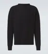Rick Owens Men Fisherman Round Neck Virgin Wool Sweater