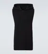 Rick Owens Ribbed-knit Virgin Wool Sweater Vest In Black