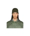 Rick Owens Ribbed-knit Wool Beanie In Green