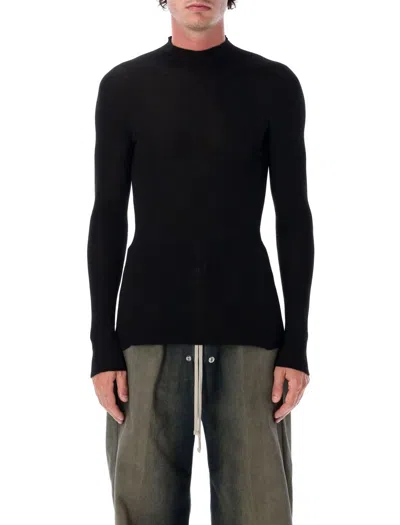 RICK OWENS RICK OWENS RIBBED KNIT TURTLENECK