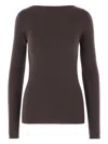Rick Owens Ribbed Open-back Top In Gray