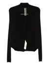 Rick Owens Ribbed Open-front Cardigan