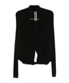 Rick Owens Ribbed Open-front Cardigan
