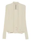 Rick Owens Ribbed Open-front Cardigan In Neutral