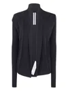 Rick Owens Ribbed Open-front Cardigan In Black