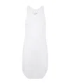 Rick Owens Ribbed Racer-back Tank In White
