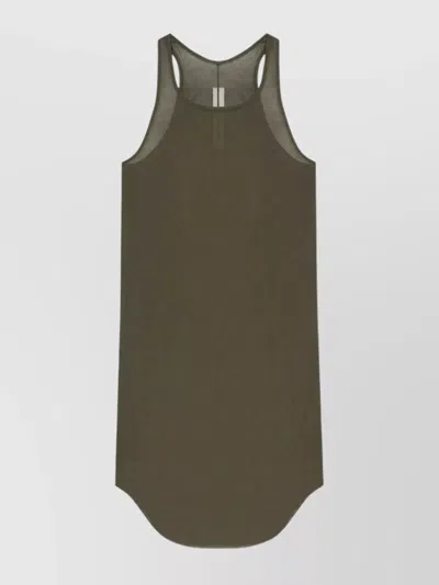 RICK OWENS RIBBED RACERBACK TANK TOP