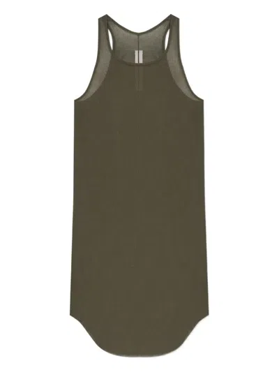 RICK OWENS RICK OWENS RIBBED RACERBACK TANK TOP