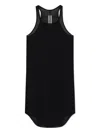 Rick Owens Ribbed Racerback Vest In Black