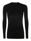 RICK OWENS RIBBED ROUND NECK SWEATER