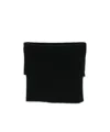 Rick Owens Ribbed Scarf In Black