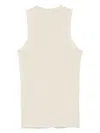 Rick Owens Geripptes Trägershirt In Neutral