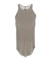 Rick Owens Women Basic Rib Tank In Nude